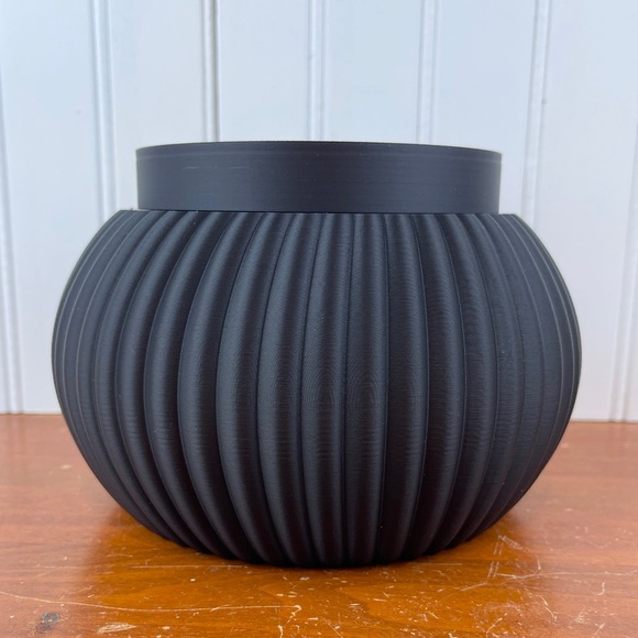 Indoor Planter Pot, The Roni Planter, Houseplants Pot, Black - Picture 10 of 10